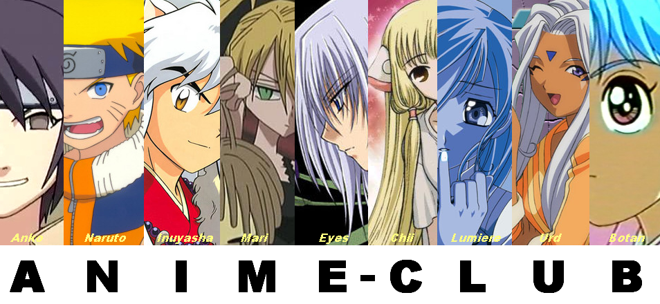 Anime Club! Inuyasha,Mew Mew Power,Kaleido Star,Szamurj Pizzacick,Smn kirly,Spirl,Kiddy Grade s Tsubasa kapitny!